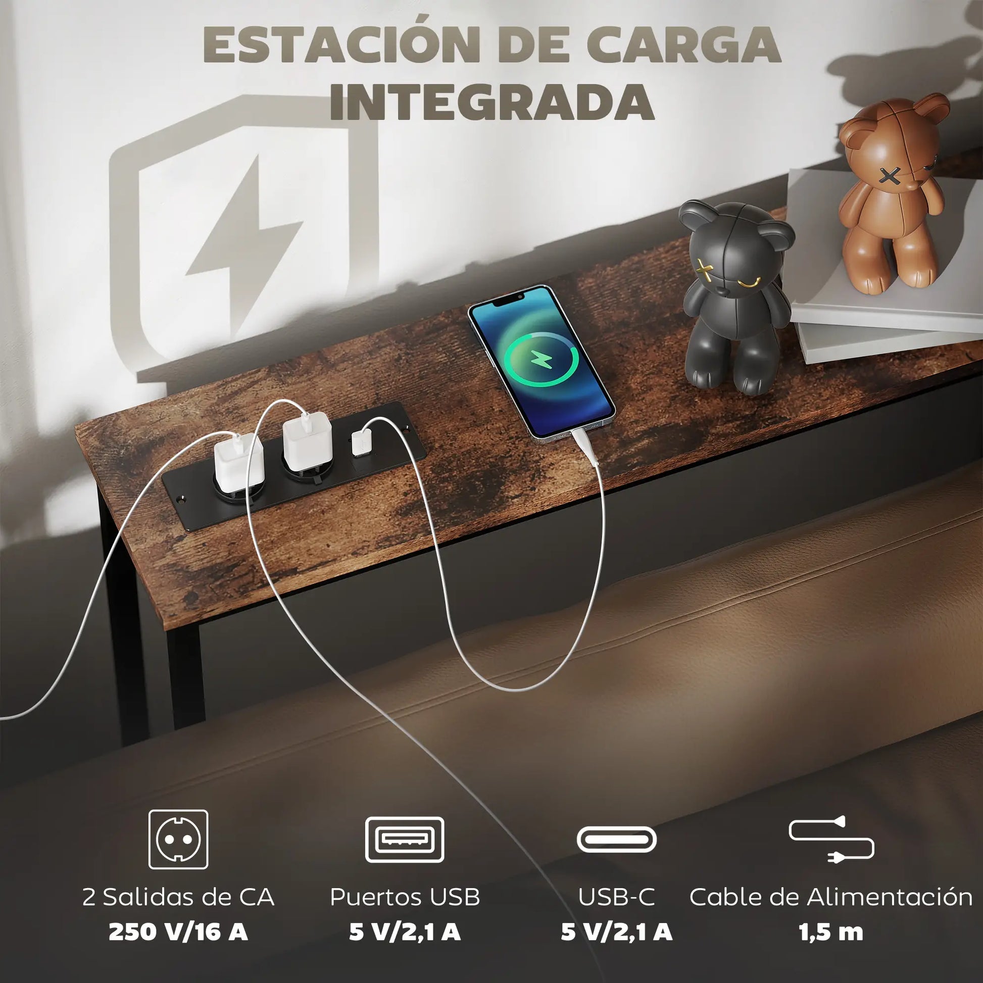 CONSOLA INDUSTRIAL CON CARGA “RUSTIC POWER STATION” image 1