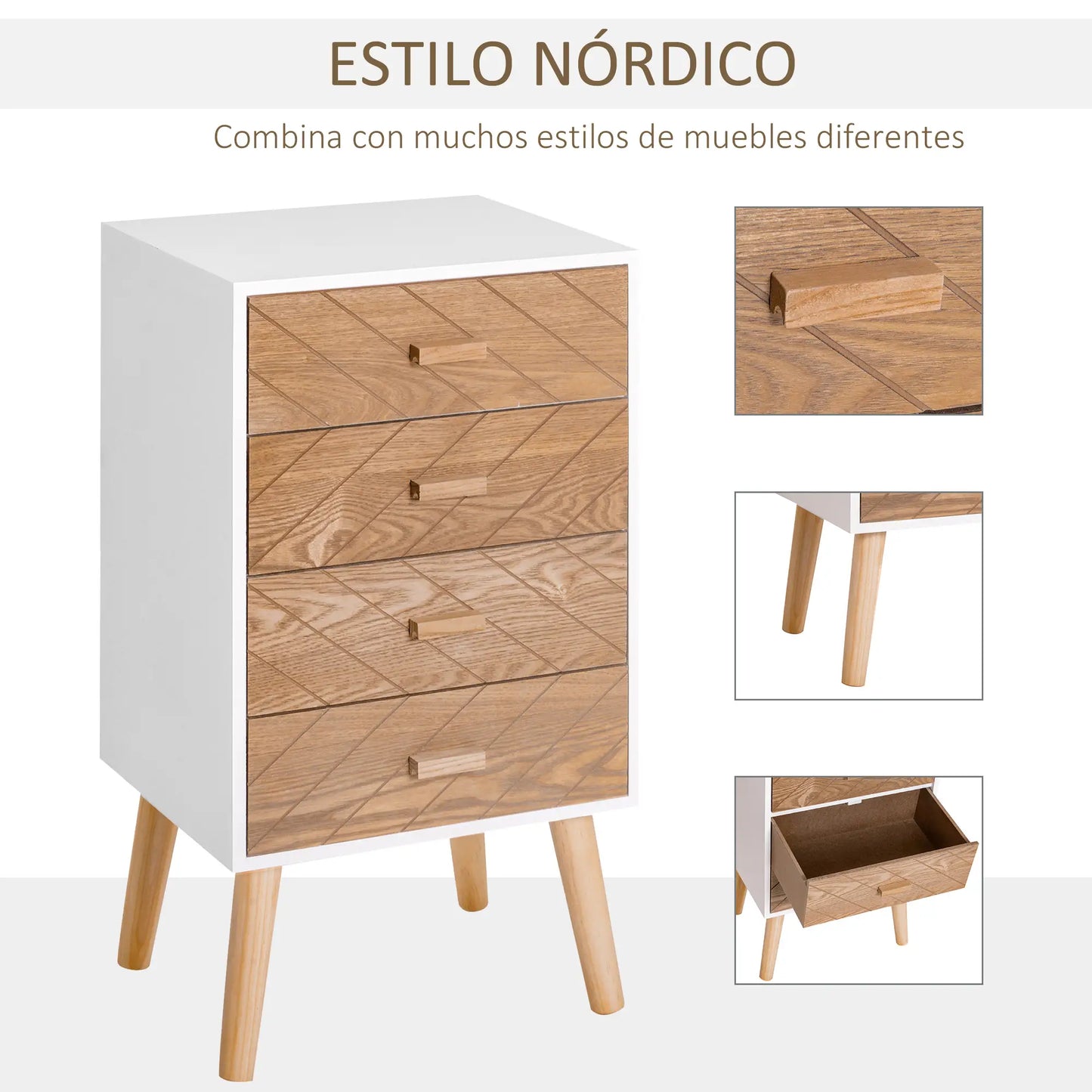 CÓMODA NORDIC FOURLINE 75 image 1