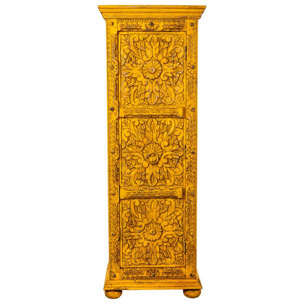 ARMARIO DALIAN YELLOW COMPACT ARTESANAL DE MADERA MACIZA image 5