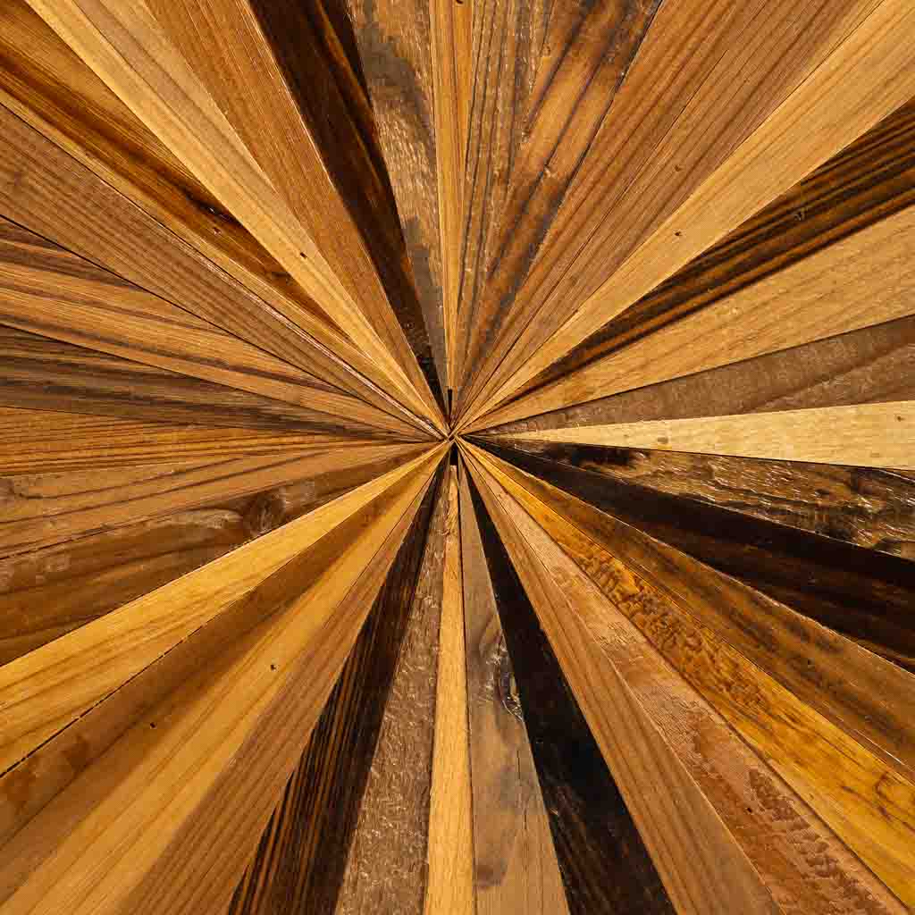 MESITA DE NOCHE TAKI DE MADERA RECUPERADA NEGRA 1 PUERTA image 6