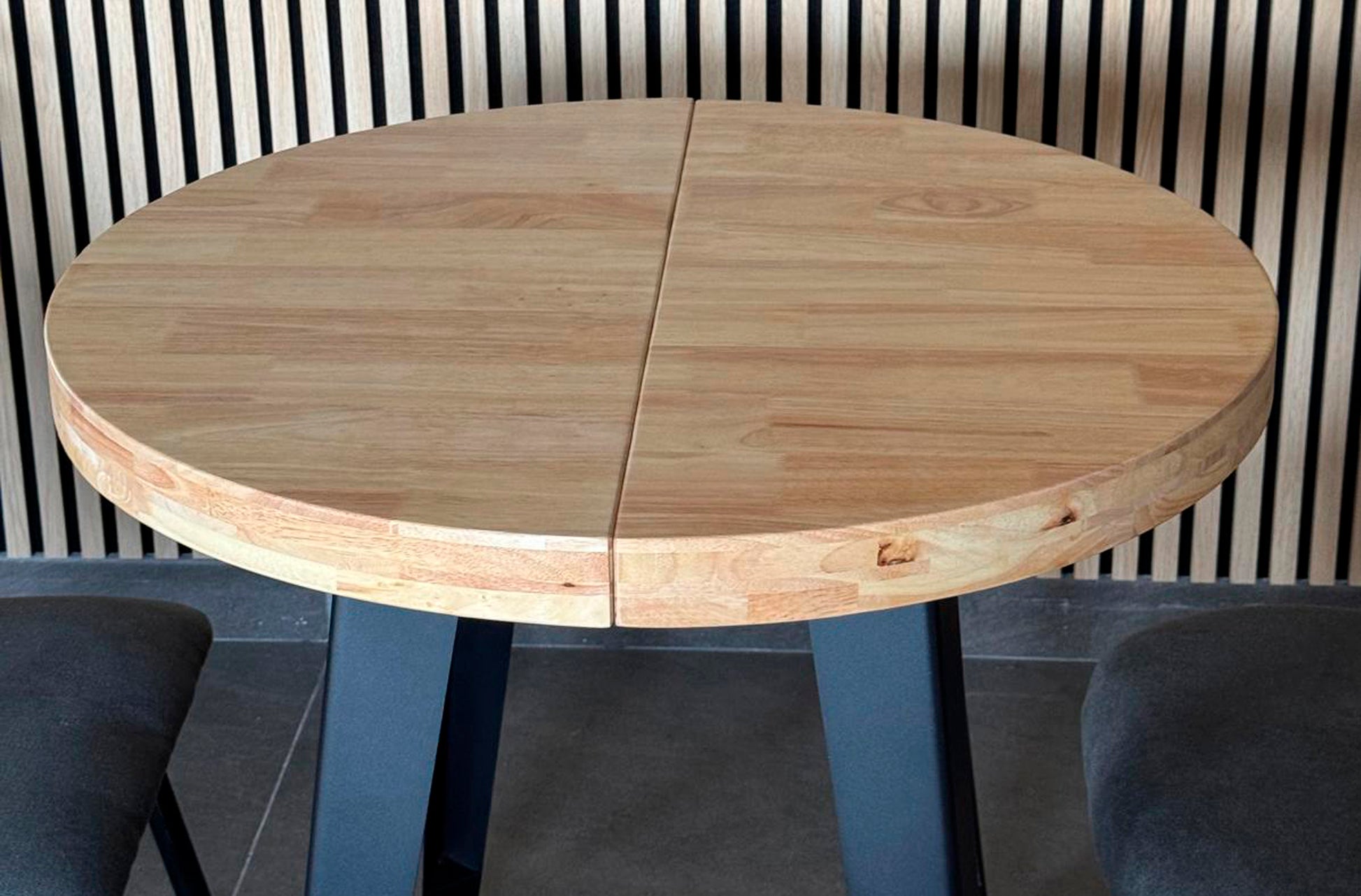 MESA DE COMEDOR REDONDA EXTENSIBLE BERG 80 image 2