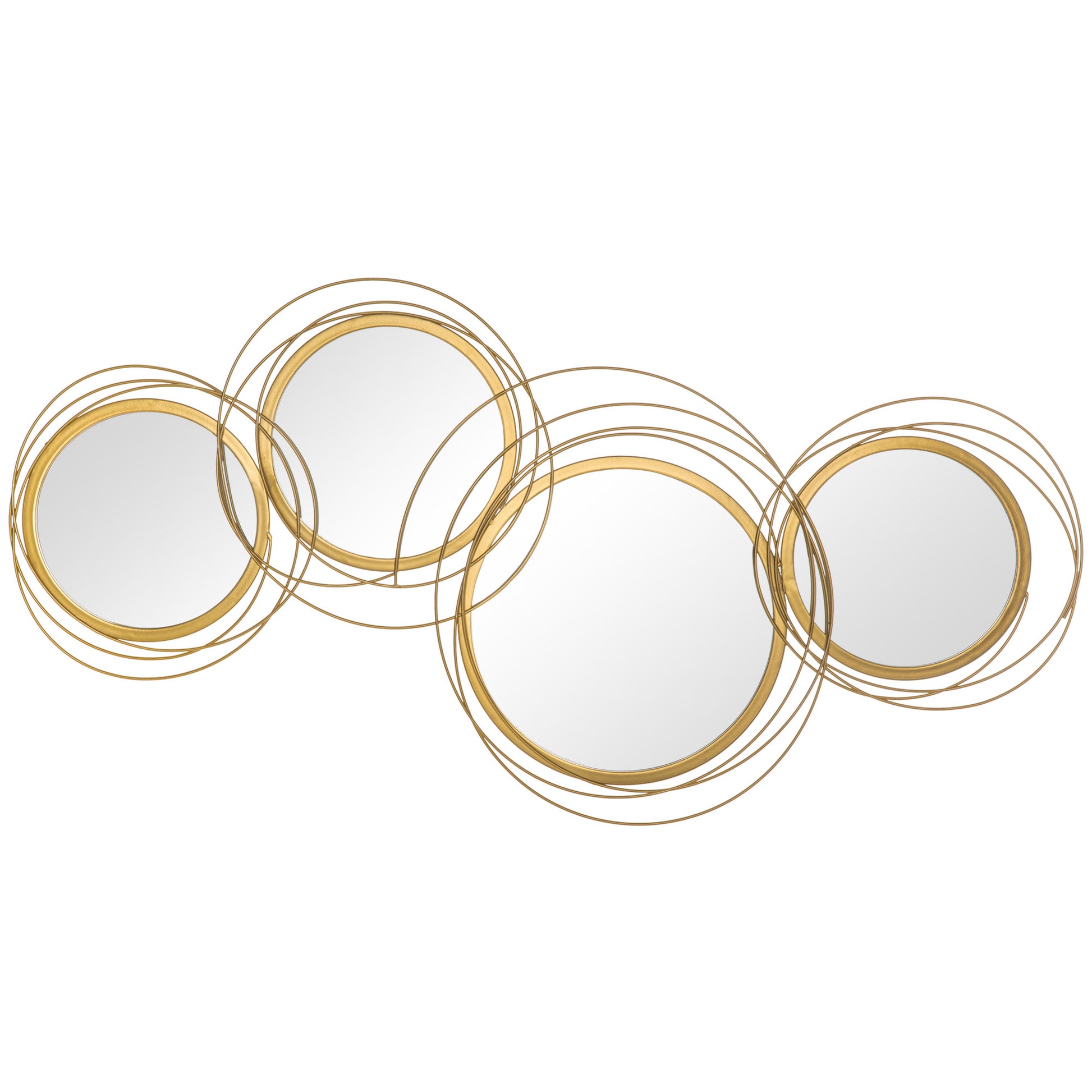 DECORACIÓN METÁLICA ESPEJOS ORBIT GOLD image 3