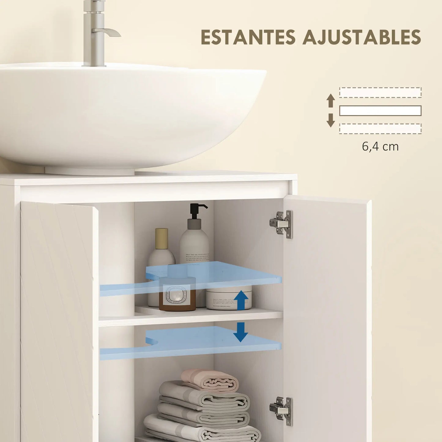 MUEBLE BAJO LAVABO BLANCORA U-60 image 3