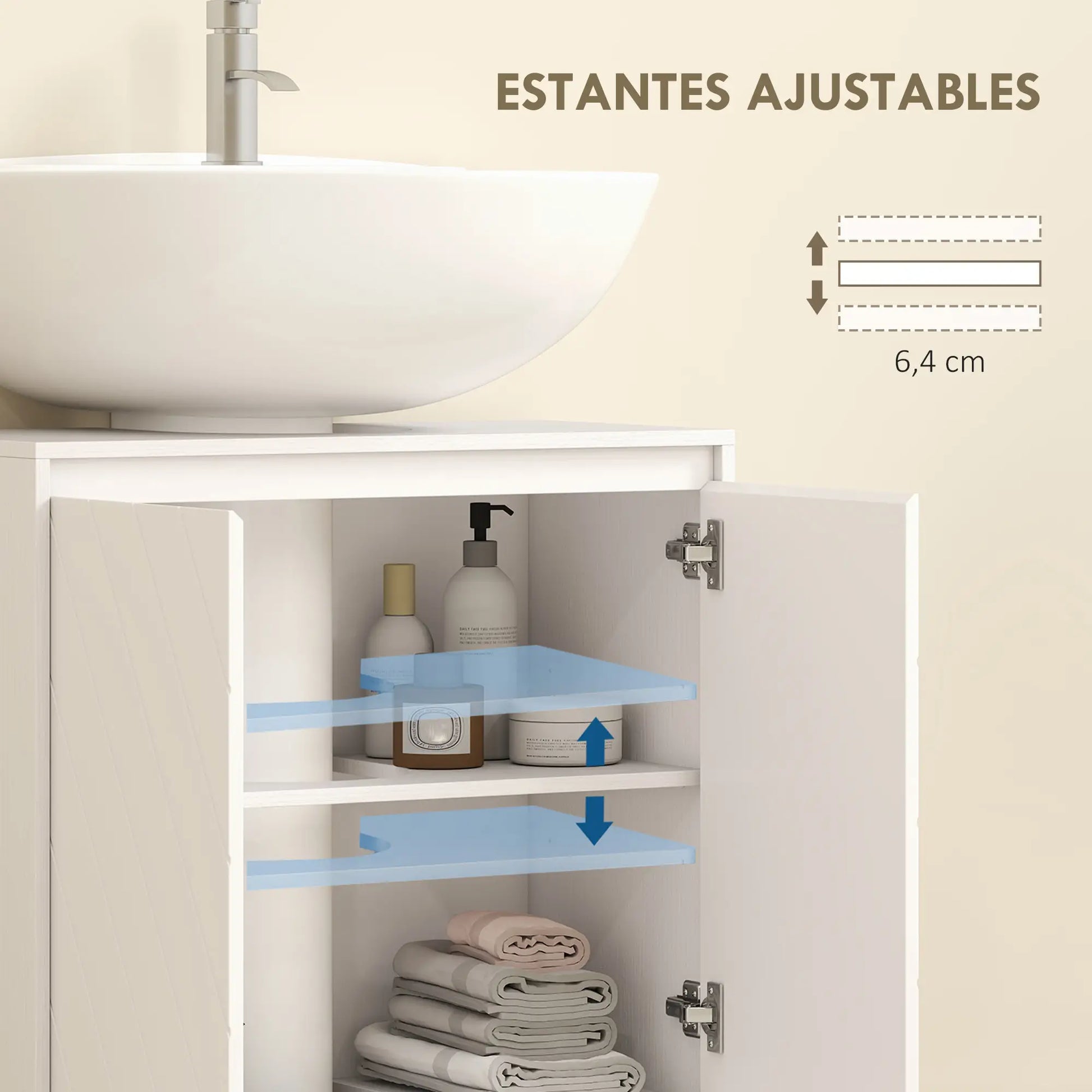 MUEBLE BAJO LAVABO BLANCORA U-60 image 3