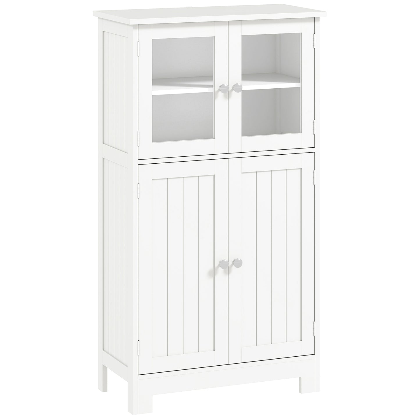 ARMARIO AUXILIAR DE BAÑO LUMEN GLASS 60 BLANCO image 7