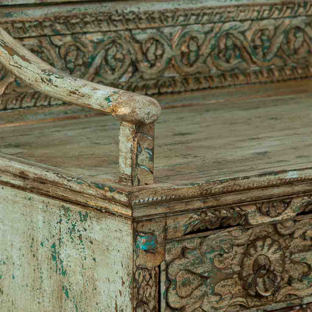 APARADOR DALIAN AQUA GREEN COMPACT ARTESANAL image 5