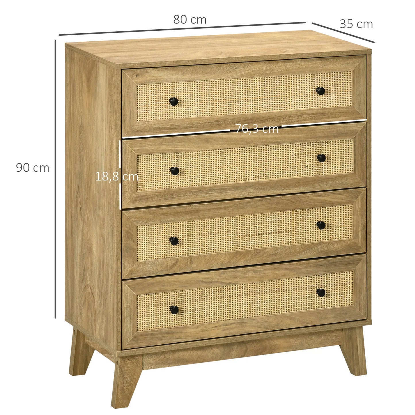CÓMODA RATTAN NATURE 4C image 6