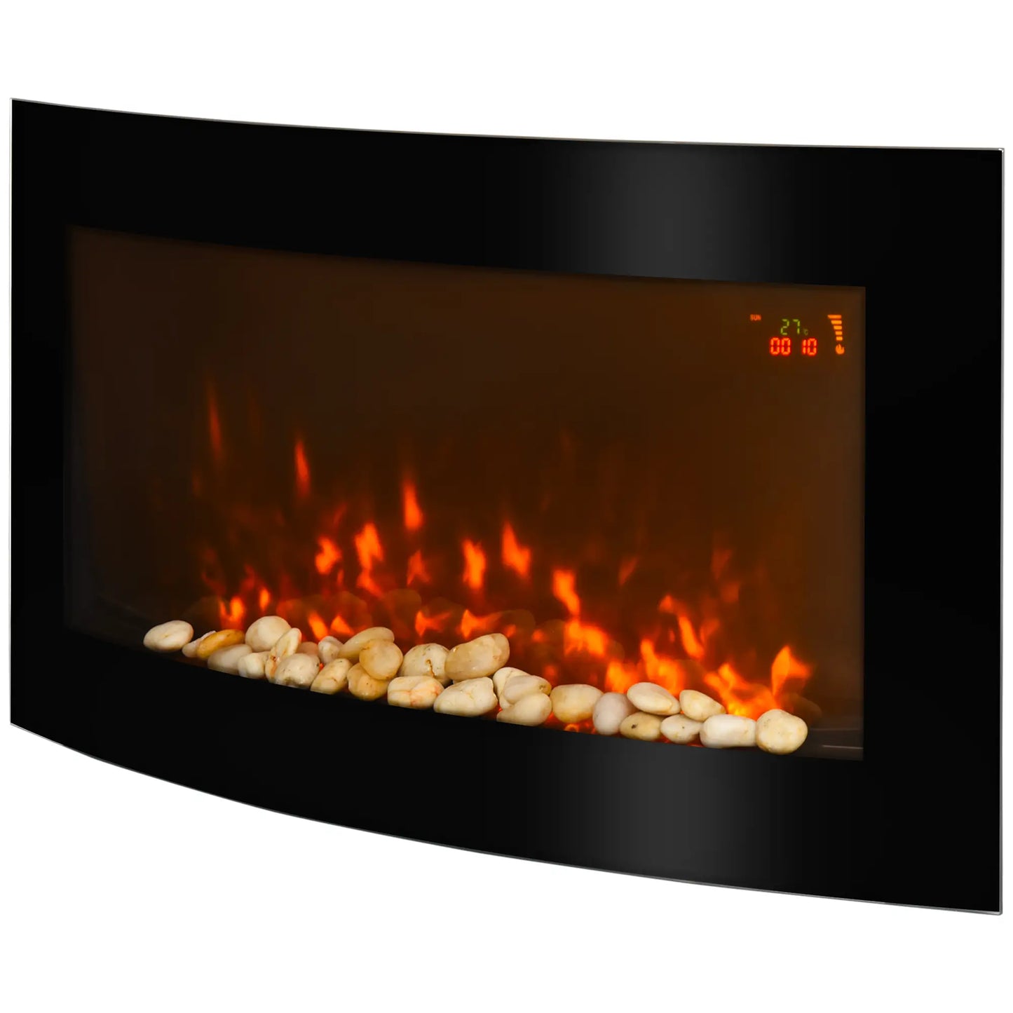 CHIMENEA ELÉCTRICA WALLFIRE LUX 2000W 89,2 CM NEGRO image 2