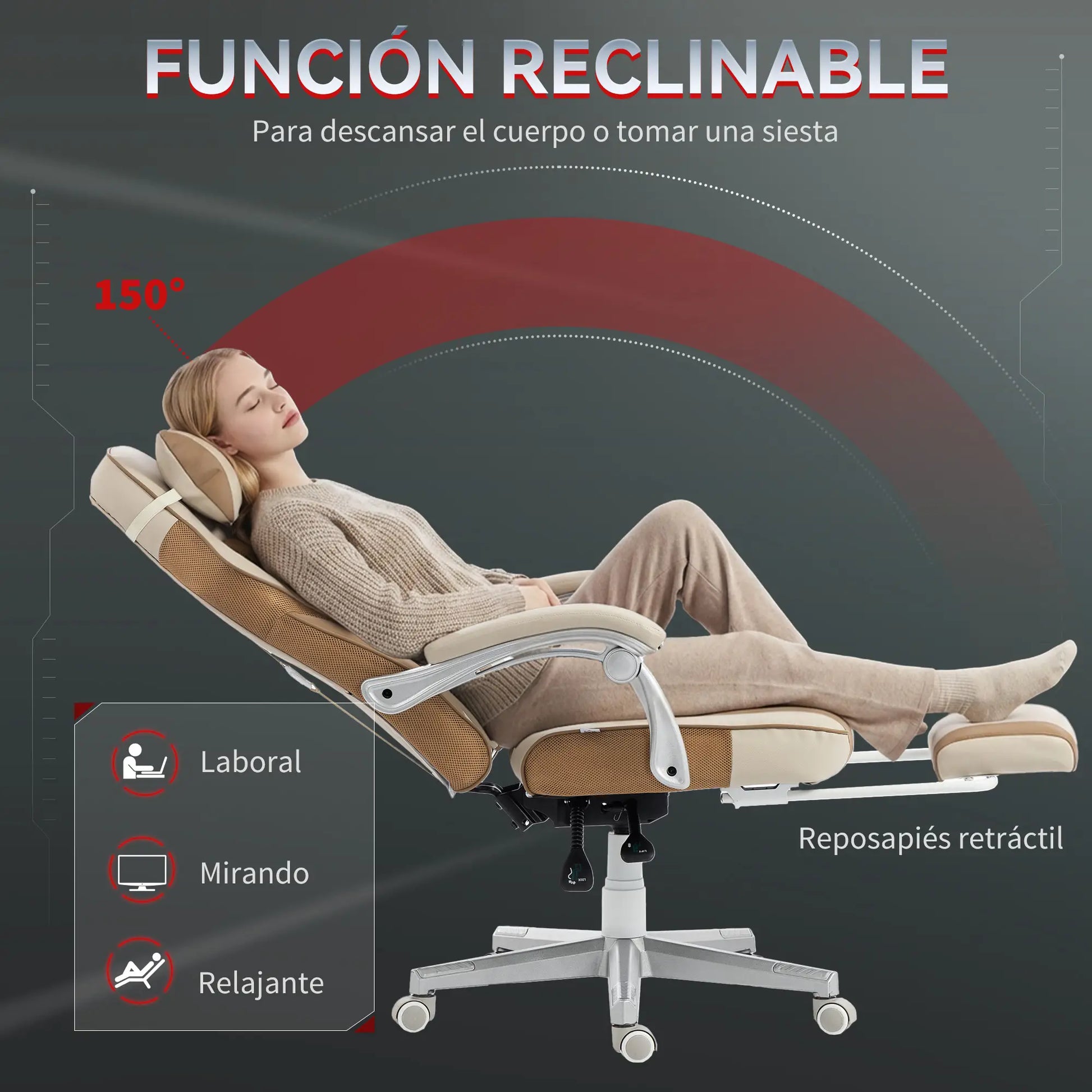 SILLA GAMING MODELO CREMA RELAX PRO image 1