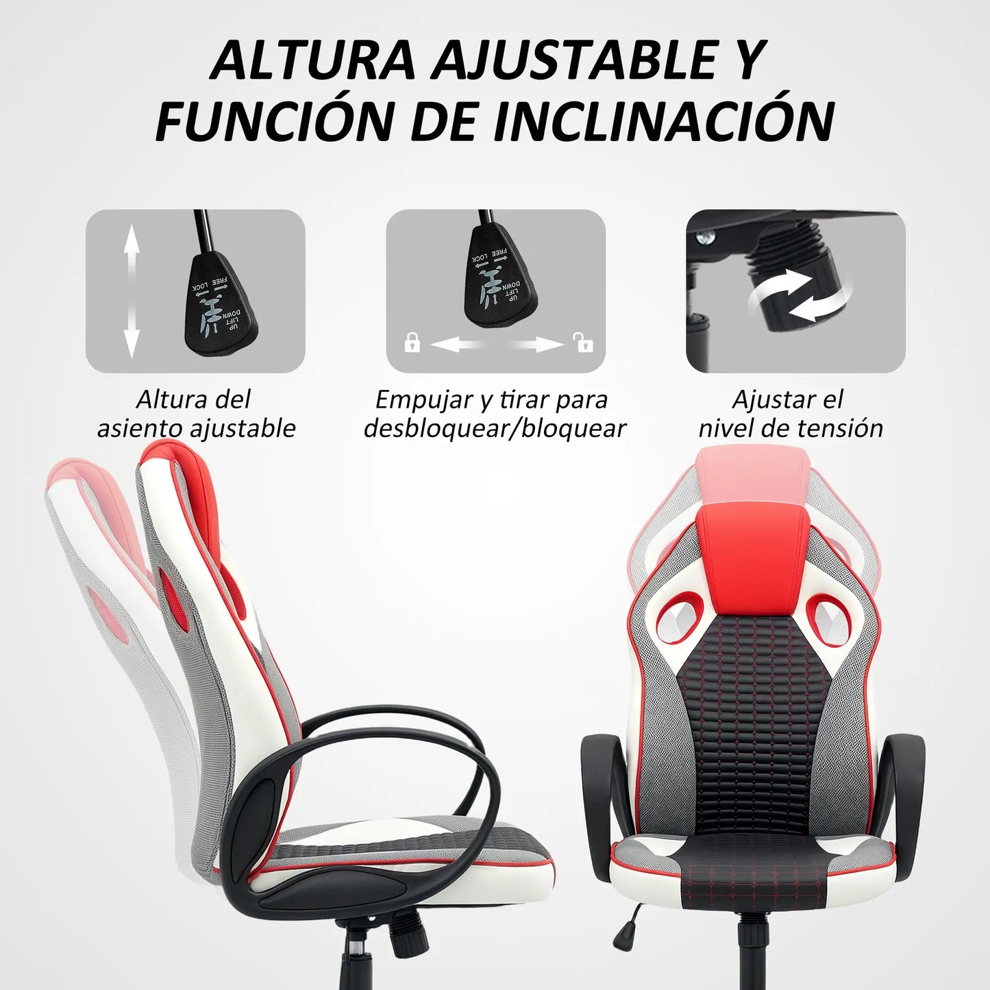 SILLA GAMING MODELO AIRRACE MESH PRO image 1