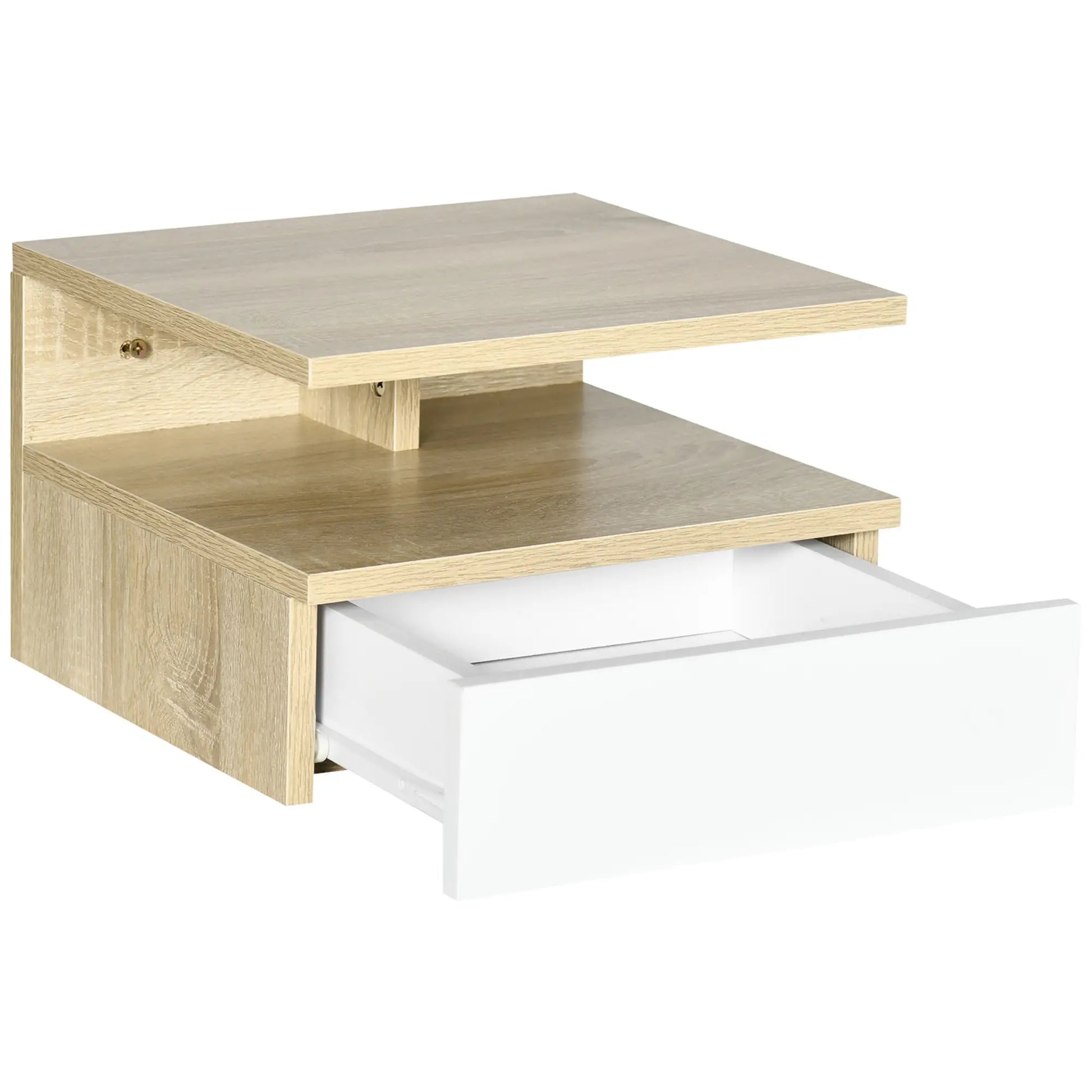 SET DE MESITAS FLOTANTES SKYWOOD DUO ROBLE image 7