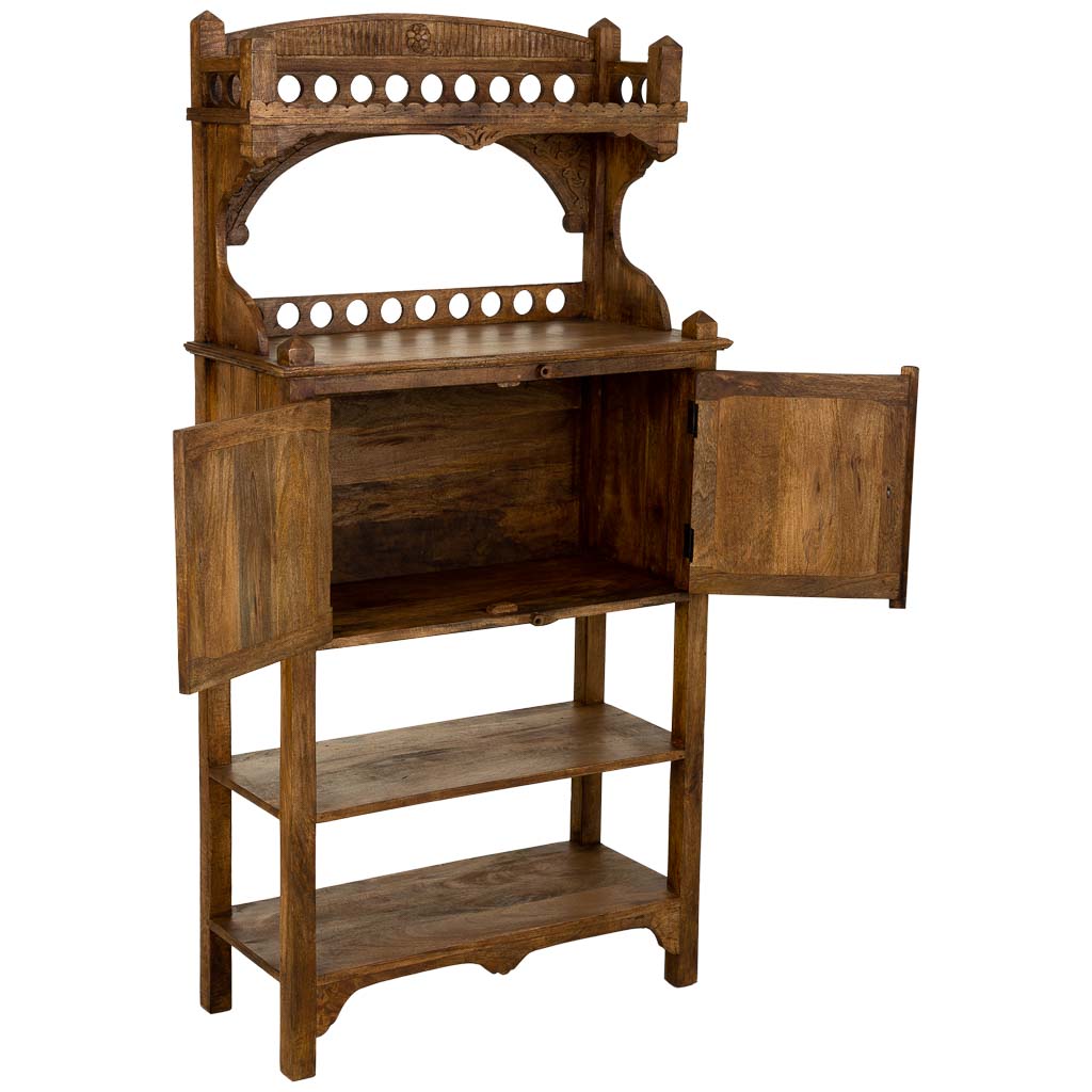 APARADOR DALIAN MARRÓN ALTO ARTESANAL image 2