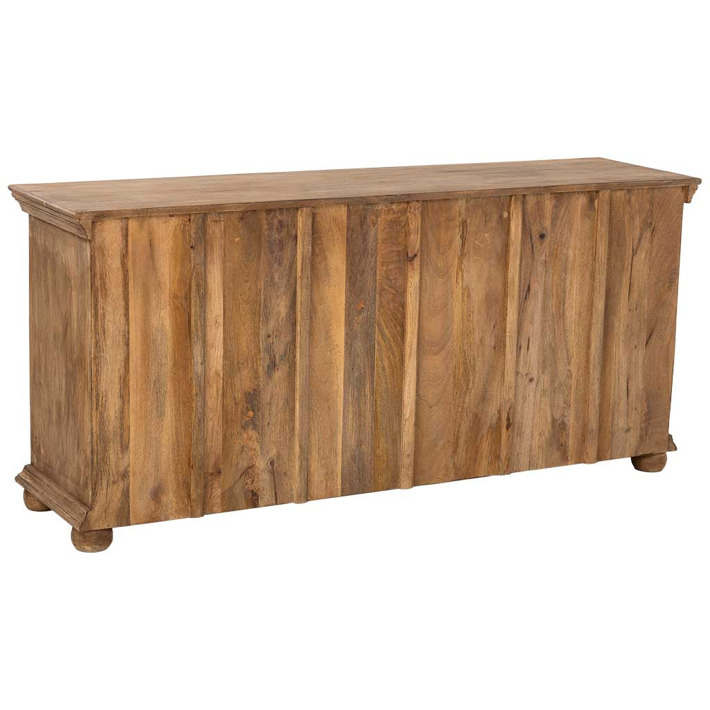 APARADOR DALIAN MARRÓN ENVEJECIDO 2 PUERTAS Y HUECO CENTRAL image 4