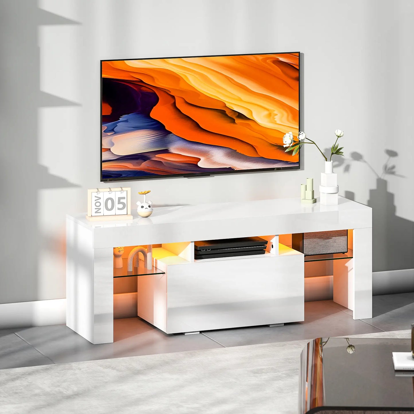 MUEBLE TV LED RGB 120 CM image 1