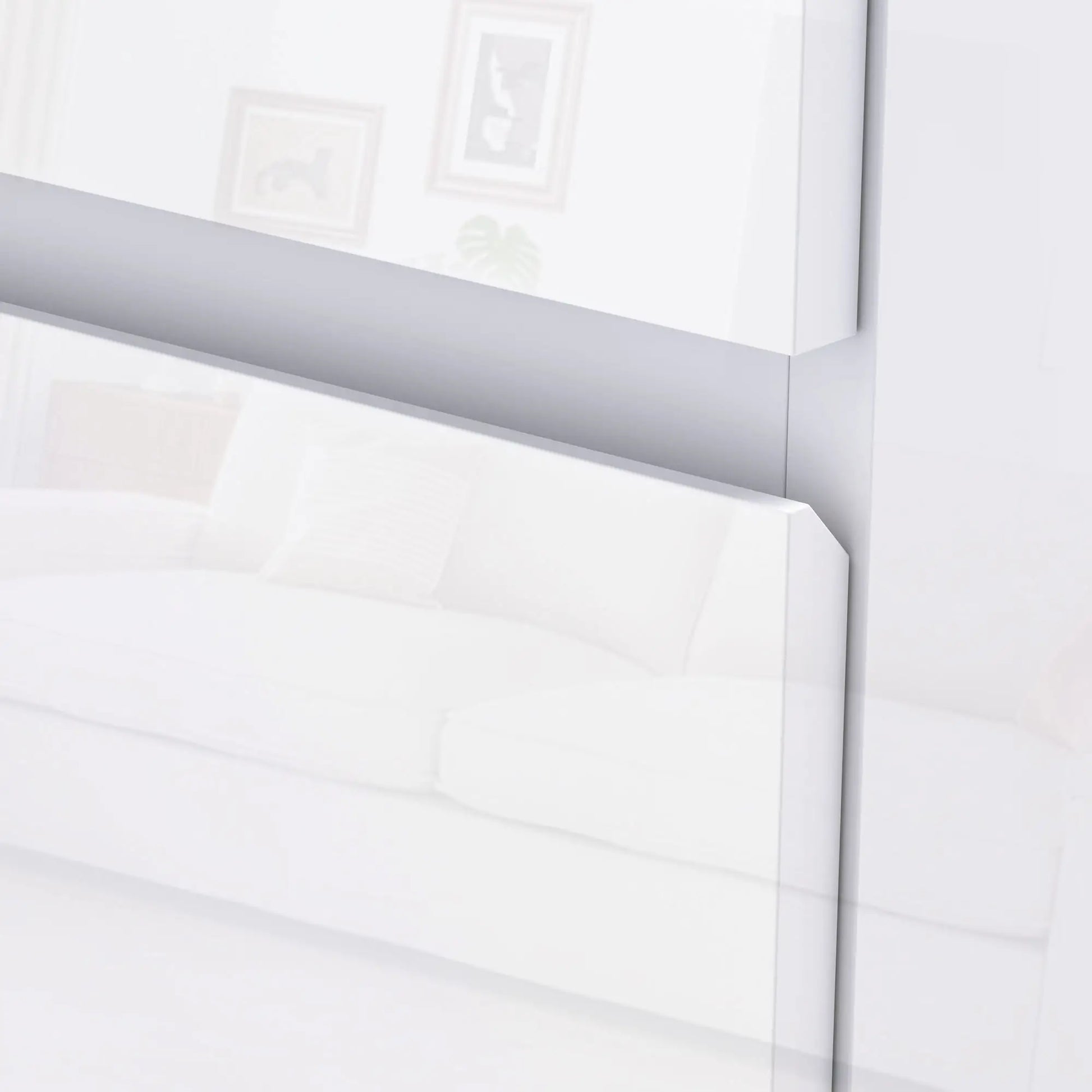 CÓMODA BRIGHTLINE 5C BLANCO BRILLO image 2