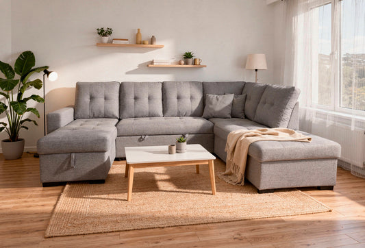 Chaise Longue MODELO AITANA – Rinconera Cama con Arcón - JAM MUEBLES
