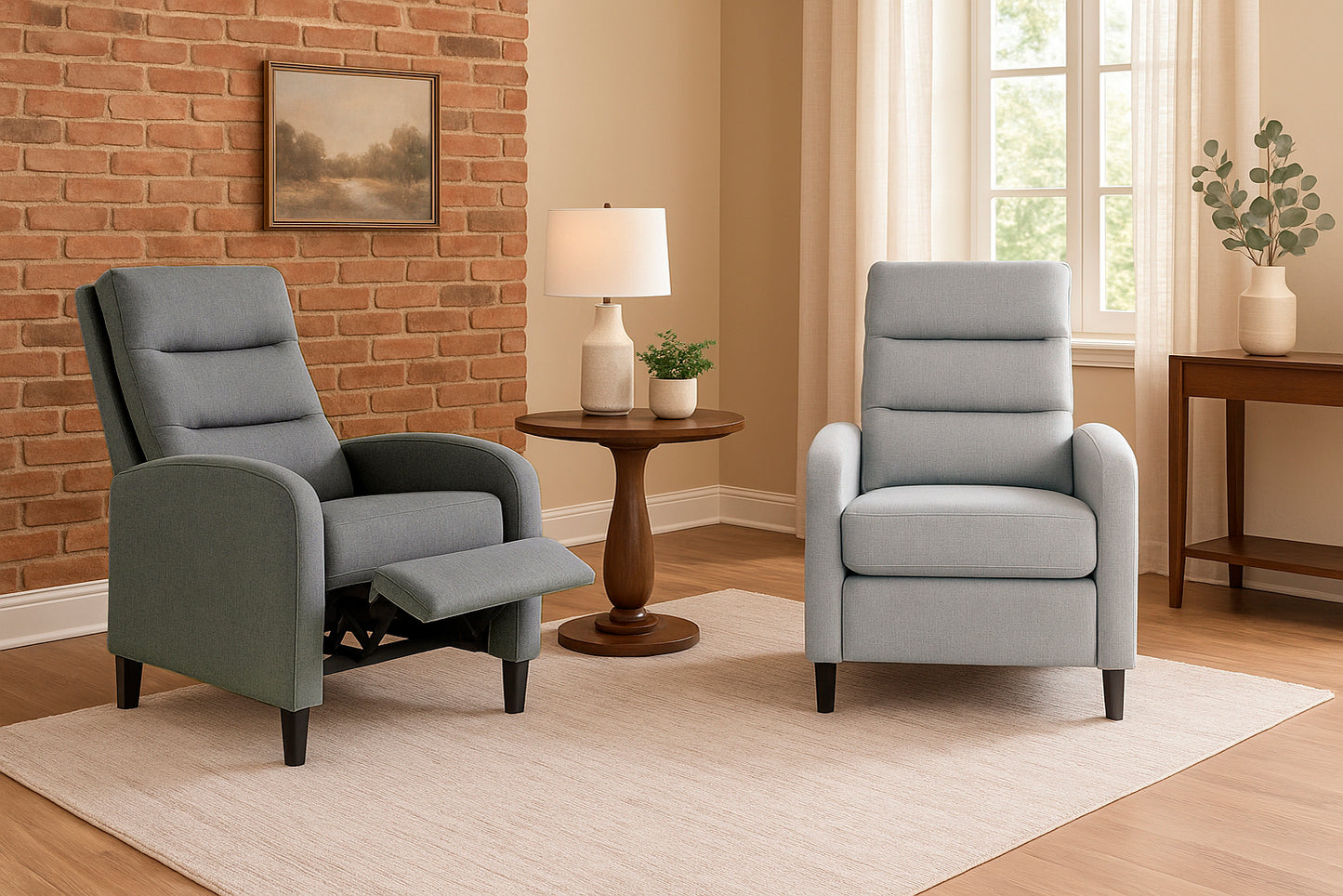 Butaca Relax MODELO ARYA Reclinable con Reposapiés