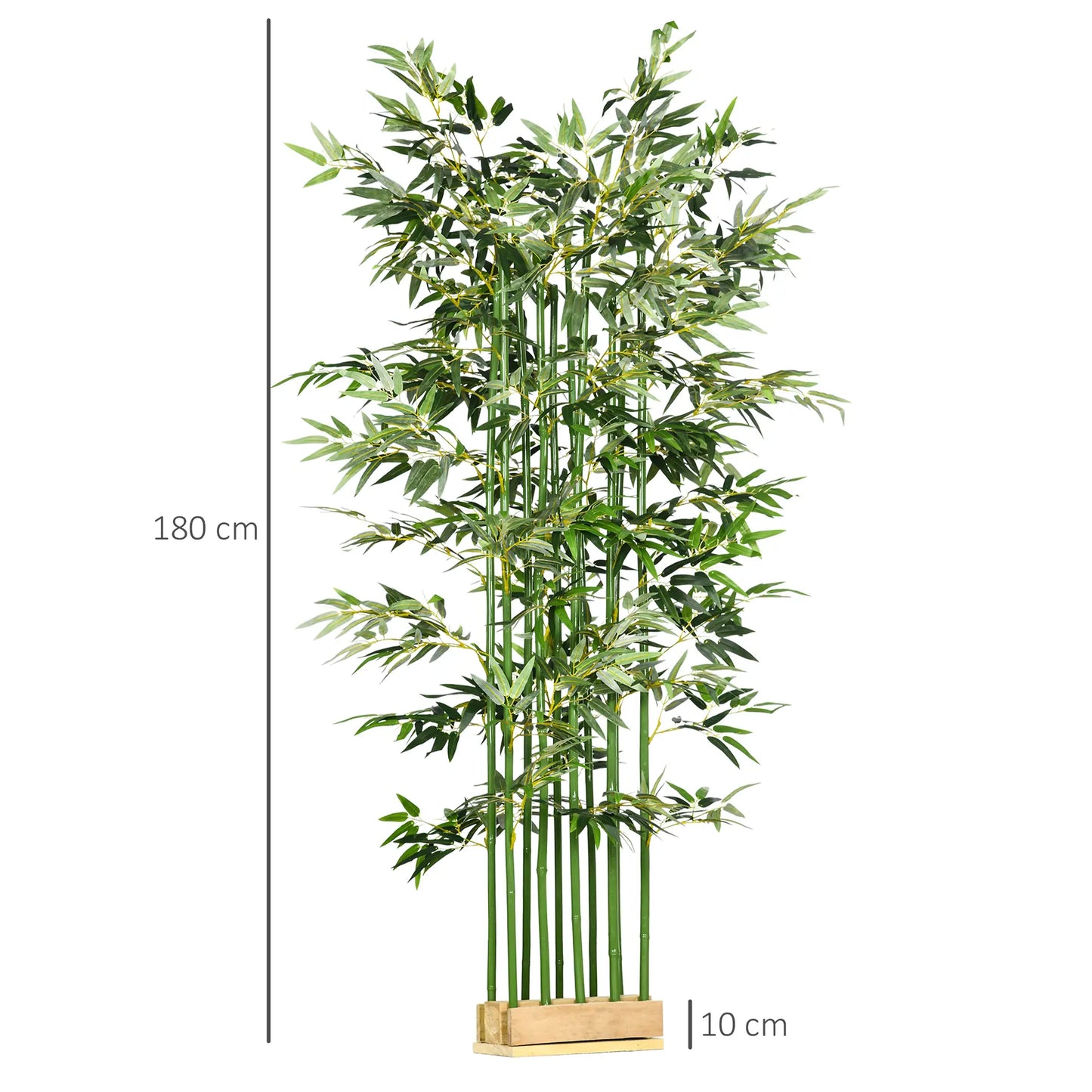 🎋 BAMBÚ ARTIFICIAL 180 CM CON MACETA DE MADERA – ELEGANCIA NATURAL PARA HOGAR Y OFICINA