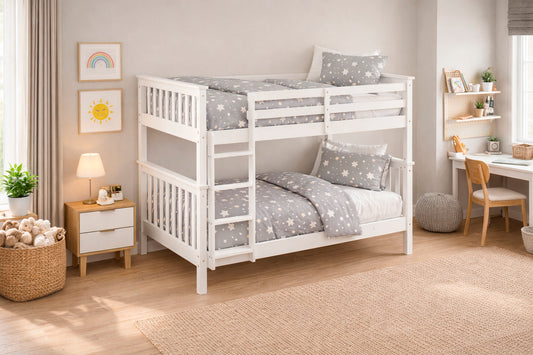 🛏️ LITERA CAMILA – LITERA DE MADERA CONVERTIBLE EN DOS CAMAS