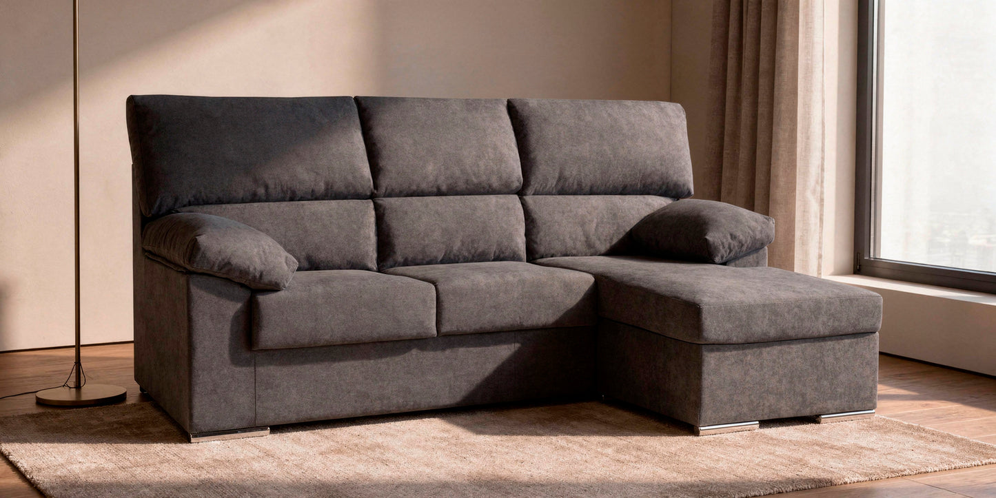 🛋️ CHAISE LONGUE “MODELO CONDE” – REVERSIBLE, CÓMODO Y PERFECTO PARA TU SALÓN