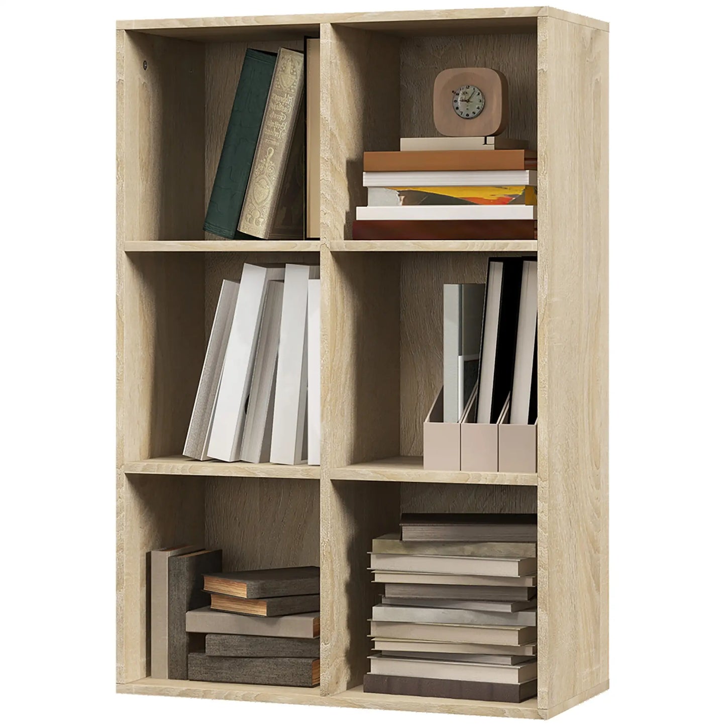 📚 Librería Modelo CUBIK ROBLE – Orden Modular con Estilo