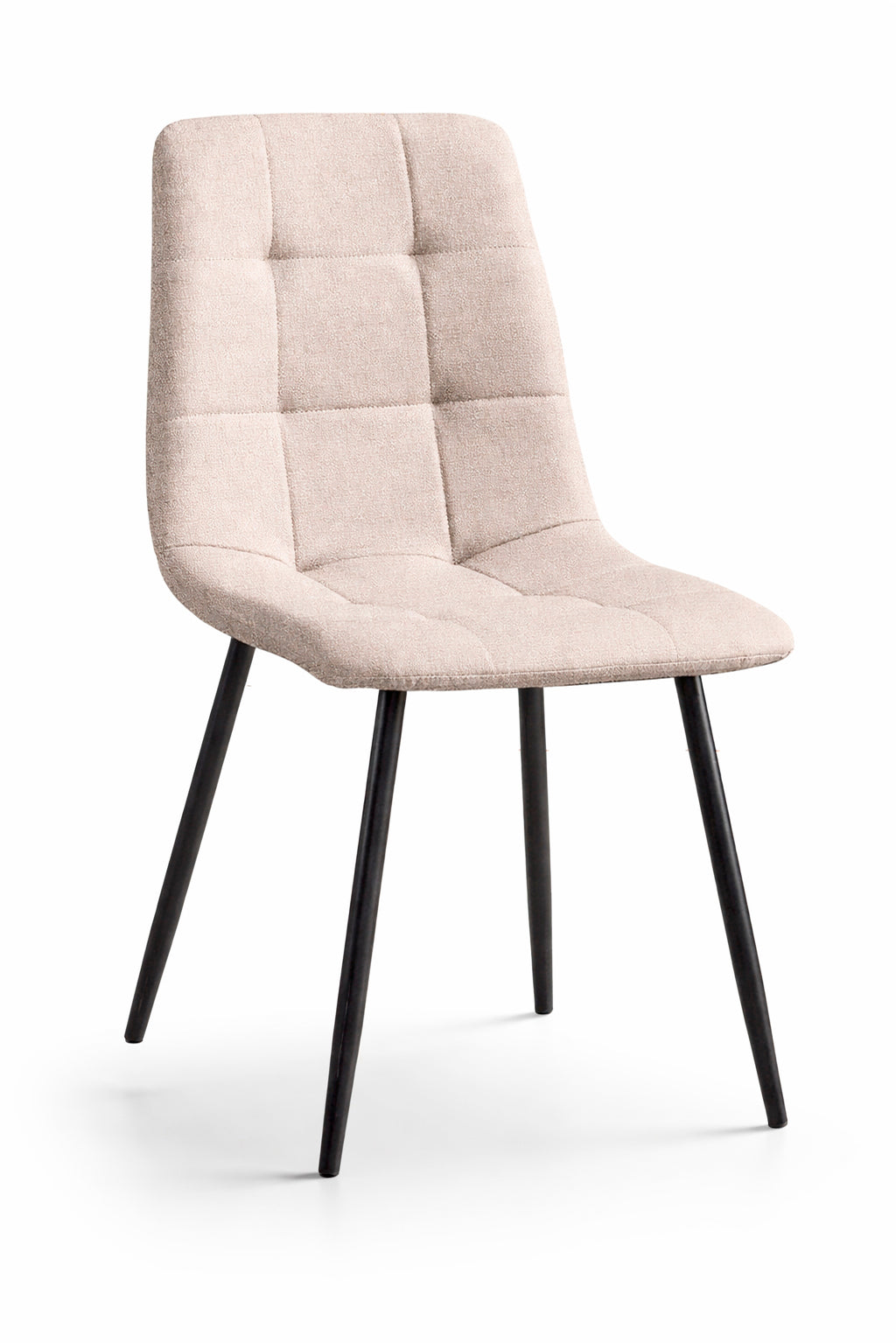 🪑Pack 6 Sillas Modelo Fender Comedor Modernas Tapizadas Beige Gris