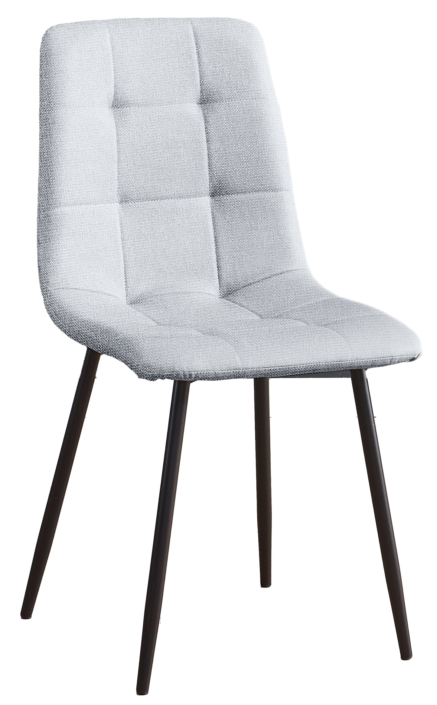 🪑Pack 6 Sillas Modelo Fender Comedor Modernas Tapizadas Beige Gris
