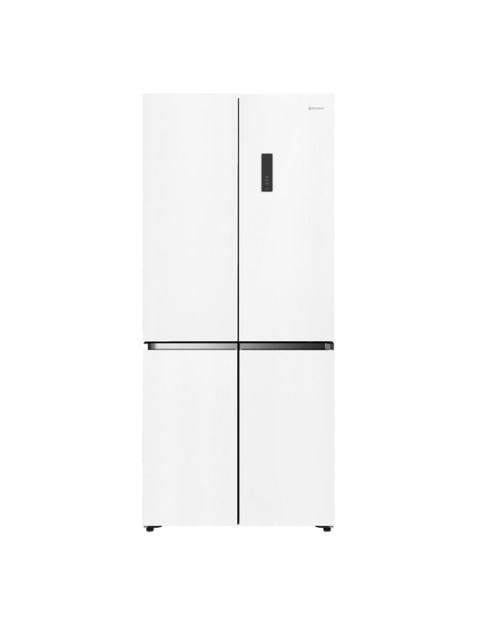 ❄️ Frigorífico 4 Puertas Johnson JR4D1986ENGW 190 cm Cristal Blanco – 521L No Frost Inverter