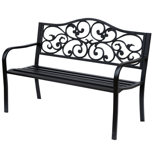 🌿 Banco de Jardín CLASSIC STEEL 2 Plazas