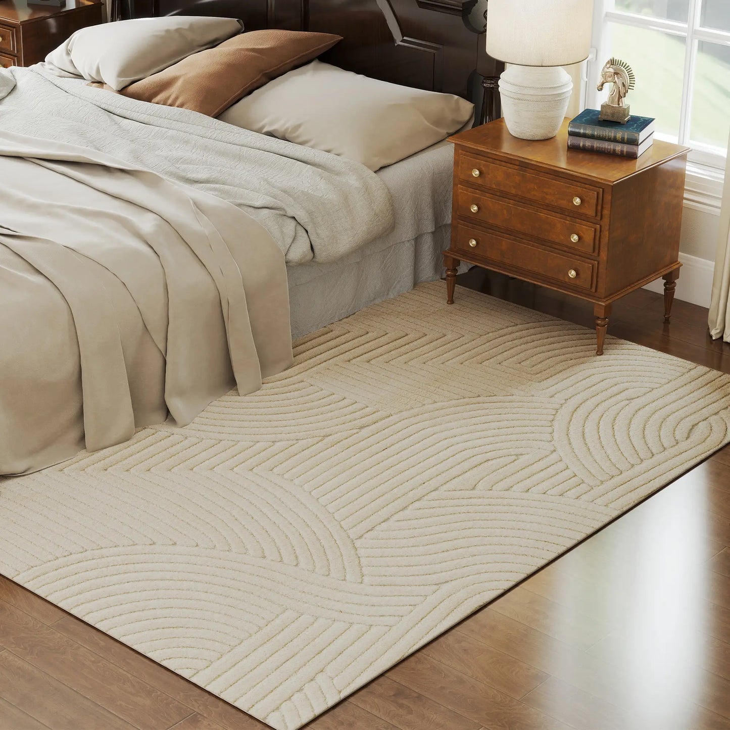 🏡 ALFOMBRA DE SALÓN 230 × 160 CM – DISEÑO MODERNO, SUAVIDAD Y CONFORT PARA TU HOGAR