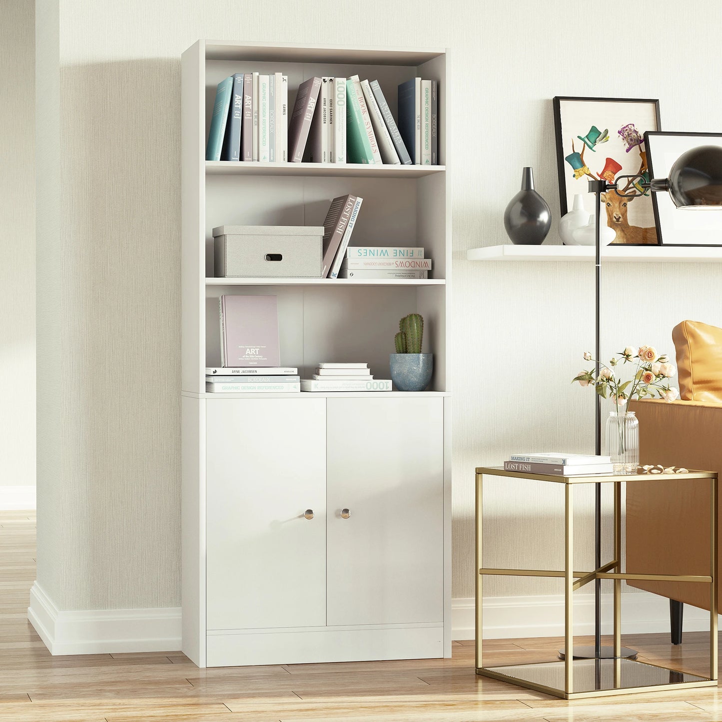 📚 Librería Modelo ESSENZA – Orden y Elegancia en un Solo Mueble