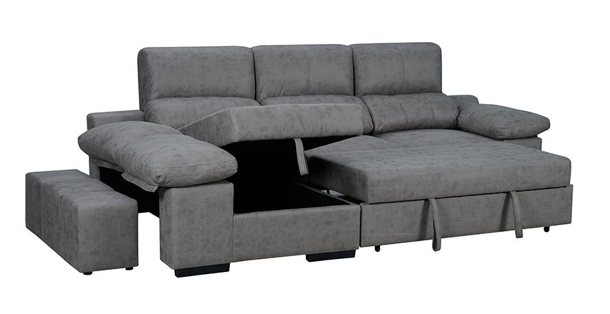 🛋️ CHAISE LONGUE CAMA “HUESCA REVERSIBLE” – ESPACIO, CONFORT Y VERSATILIDAD TOTAL