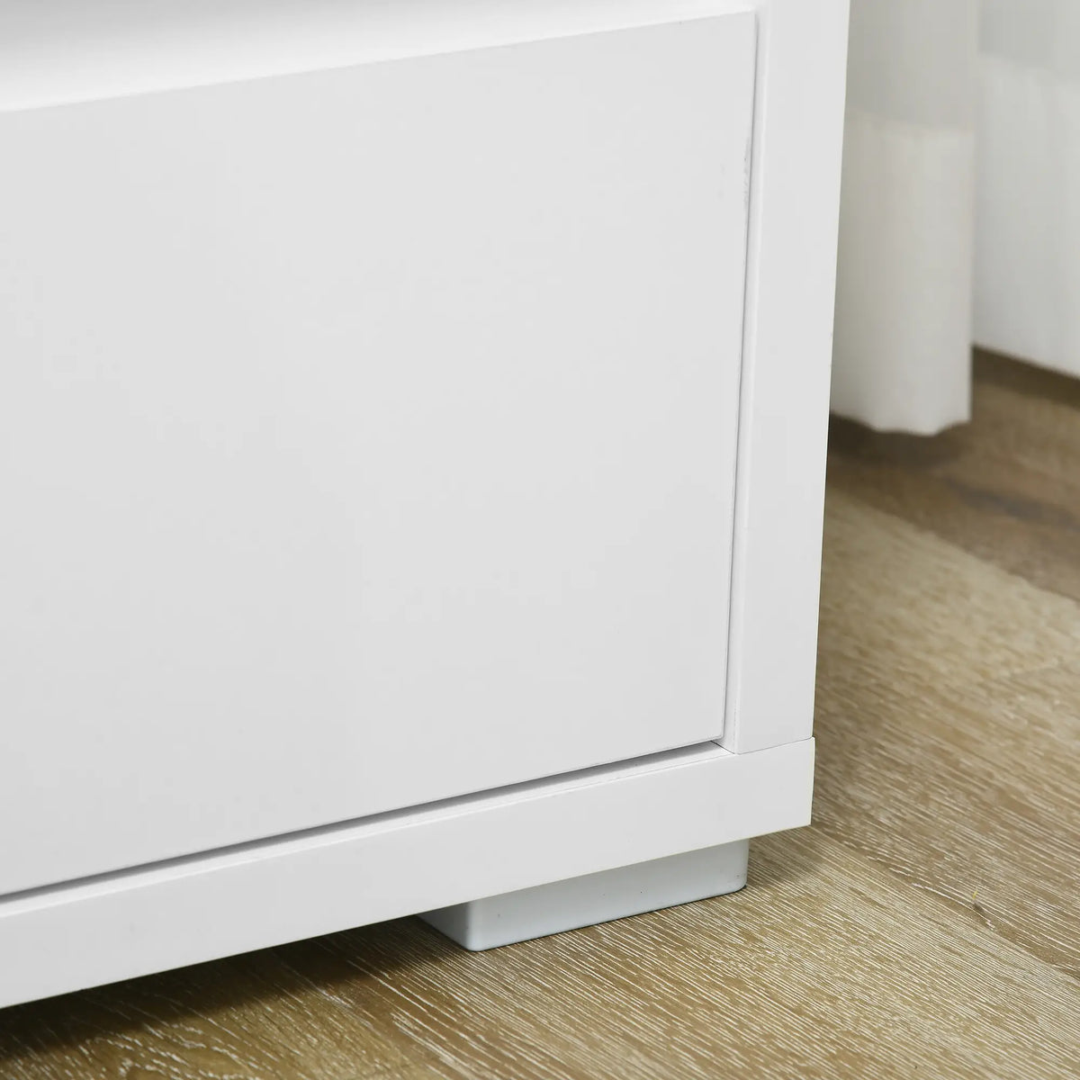 🤍 CÓMODA NORDIC PURE 3C – 3 CAJONES BLANCO Y MADERA NATURAL SIN TIRADORES