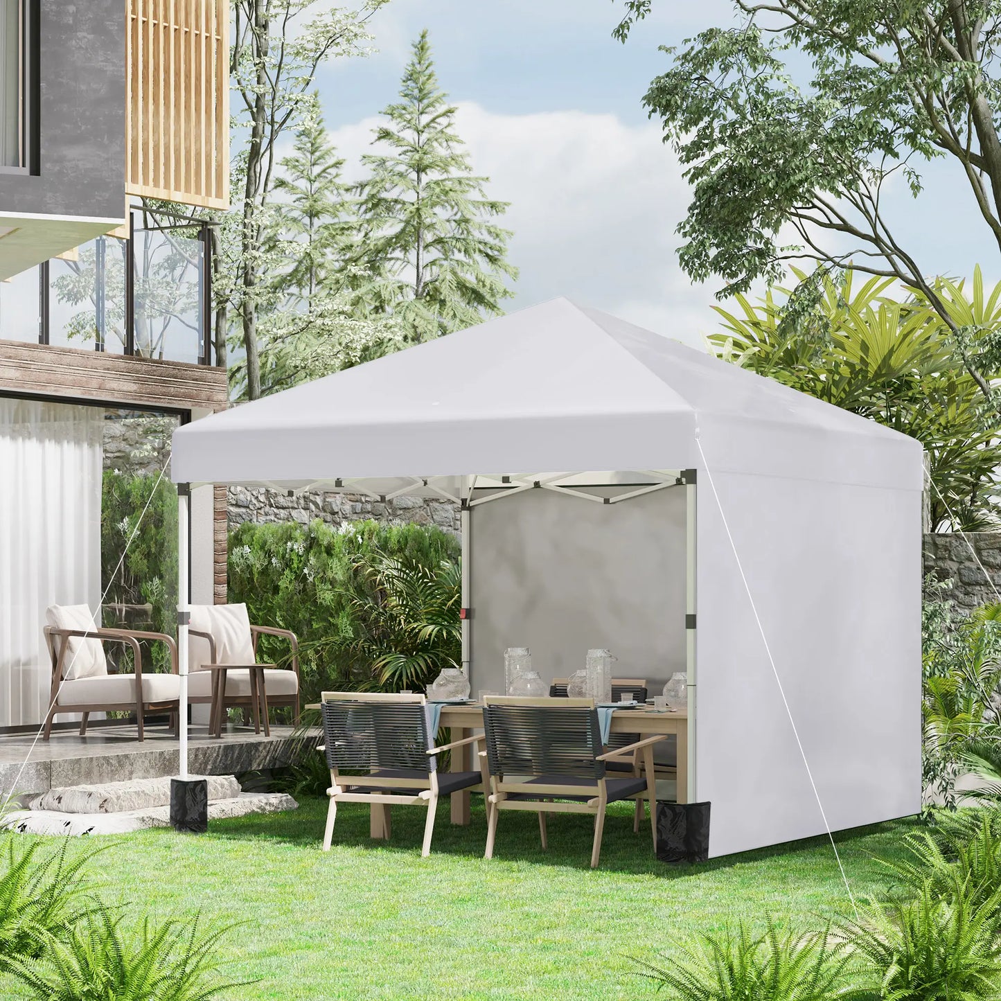 ⛺ CARPA PLEGABLE “EVENTIA” 3x3m – POP-UP, AJUSTABLE Y PORTÁTIL