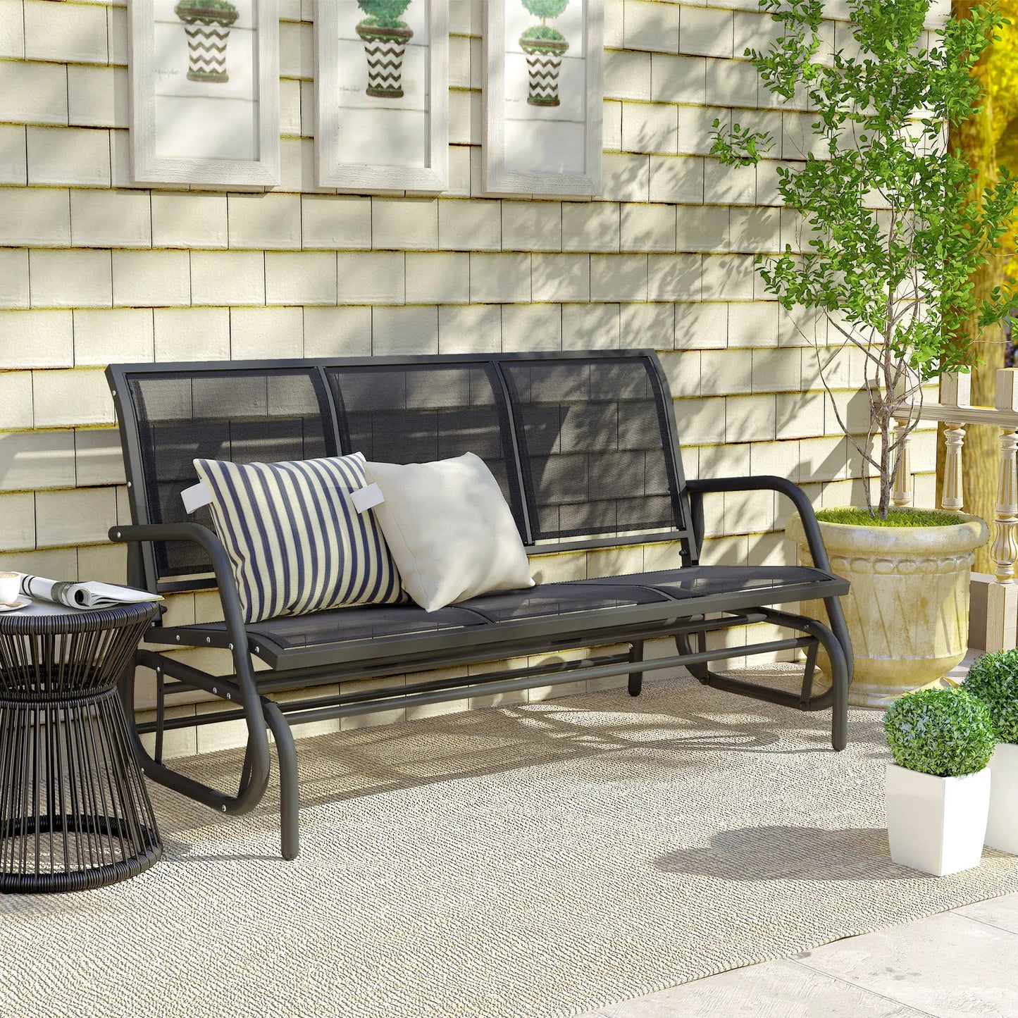 🌿 Mecedora de Jardín RELAX SWING XL 3 Plazas