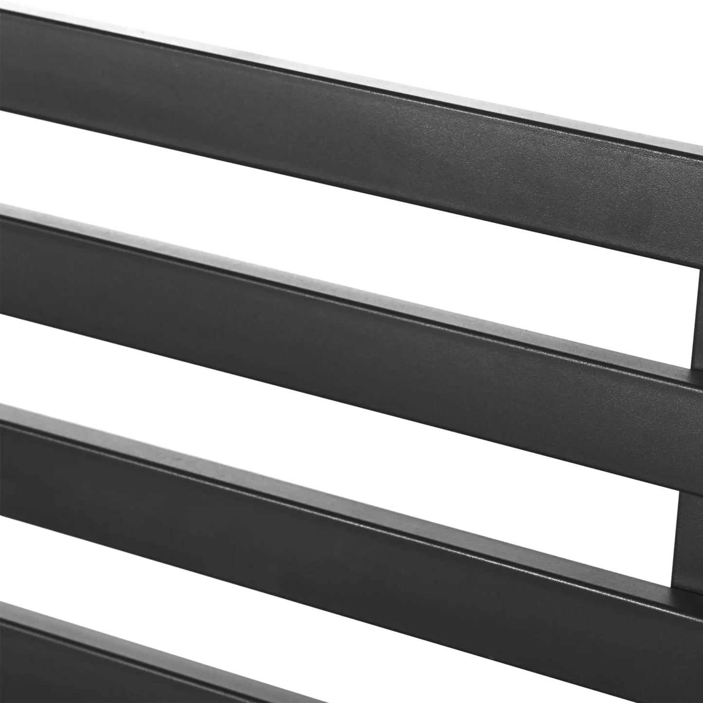 🌿 BANCO DE JARDÍN “MODELO URBAN CLASSIC” – 2 PLAZAS METAL NEGRO ELEGANTE