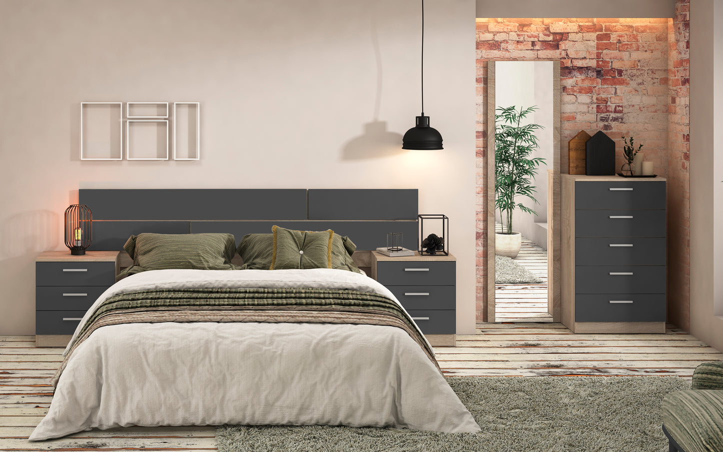 🛏️ DORMITORIO MONIKA 01 · ELEGANCIA, ALMACENAJE Y DISEÑO MODERNO