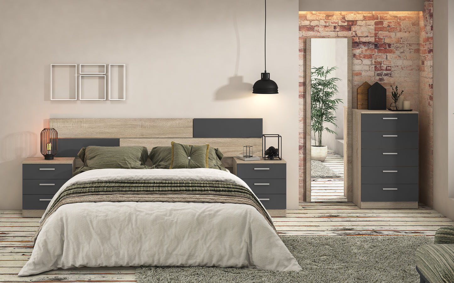 Dormitorio de Matrimonio MONIKA – Ambiente 01