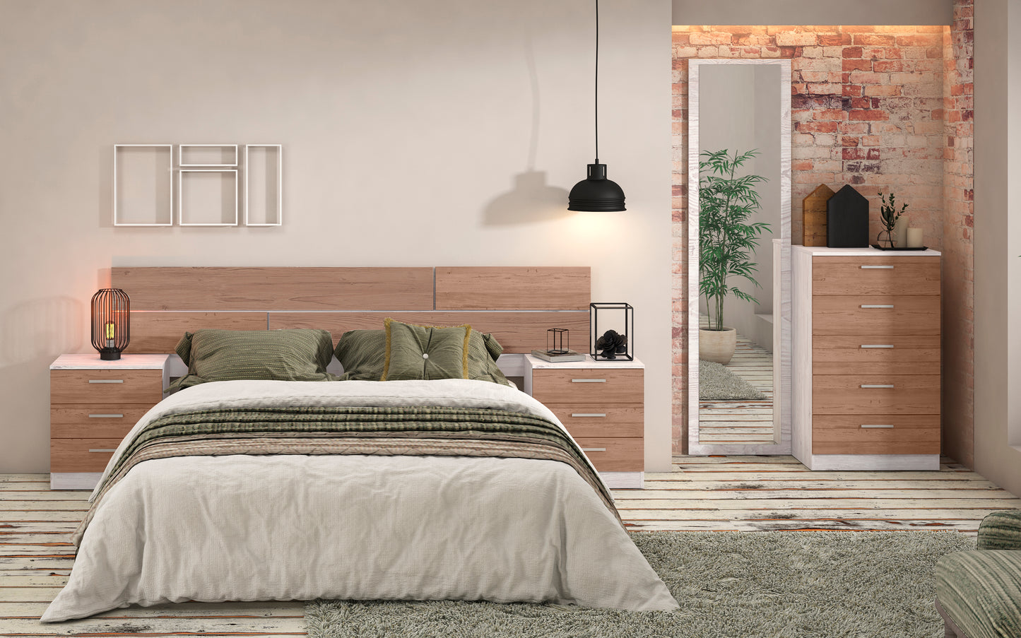🛏️ DORMITORIO MONIKA 01 · ELEGANCIA, ALMACENAJE Y DISEÑO MODERNO
