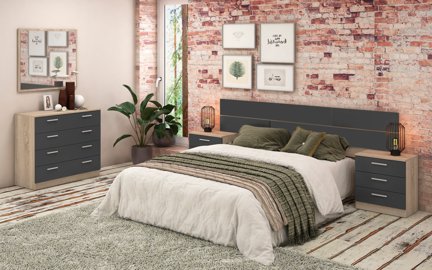 🛏️ DORMITORIO MONIKA 02 · DISEÑO MODERNO, ELEGANCIA Y GRAN CAPACIDAD