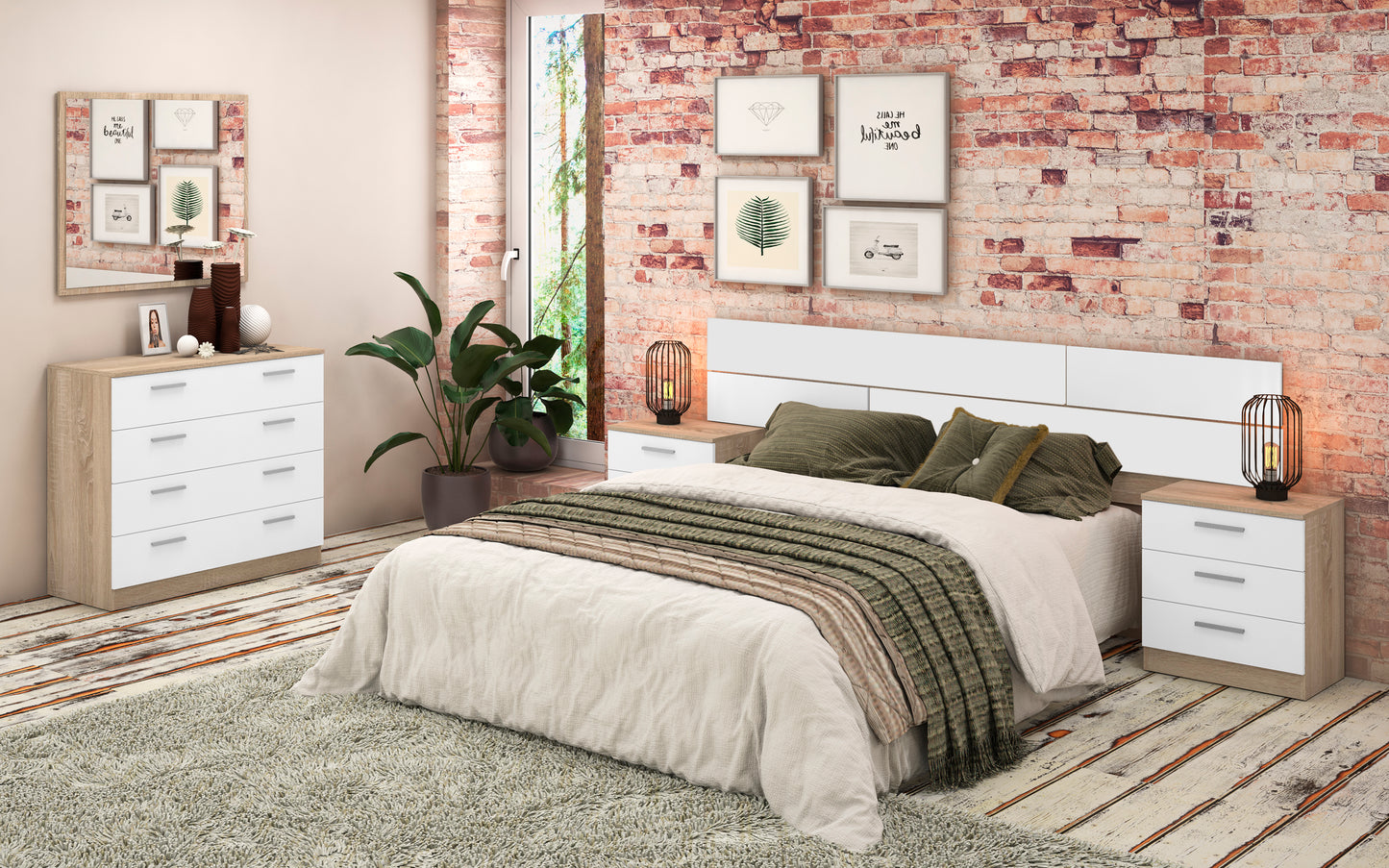 🛏️ DORMITORIO MONIKA 02 · DISEÑO MODERNO, ELEGANCIA Y GRAN CAPACIDAD