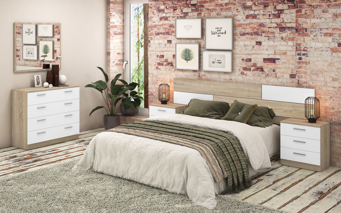 Dormitorio de Matrimonio MONIKA – Ambiente 02 - JAM MUEBLES
