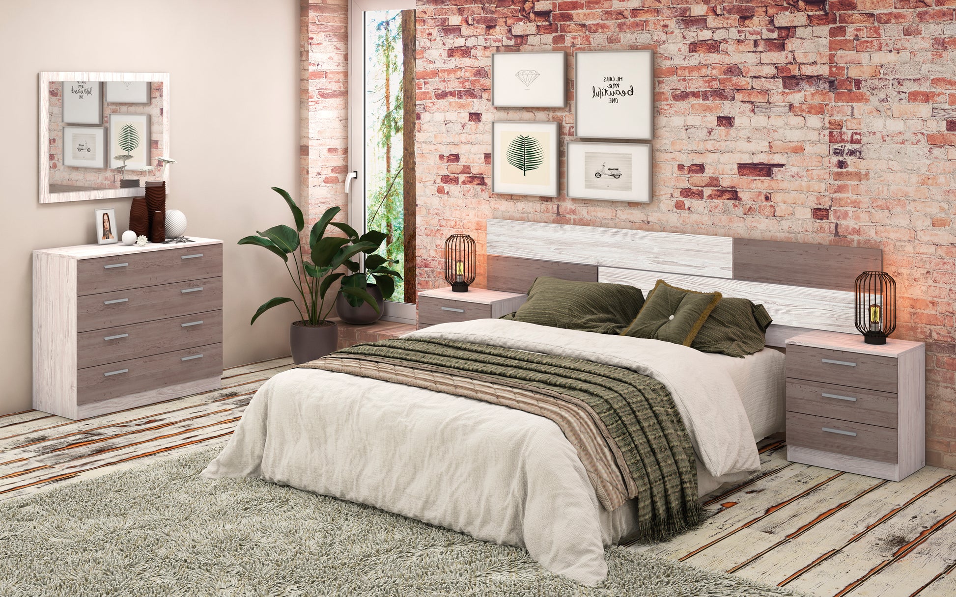 Dormitorio de Matrimonio MONIKA – Ambiente 02 - JAM MUEBLES