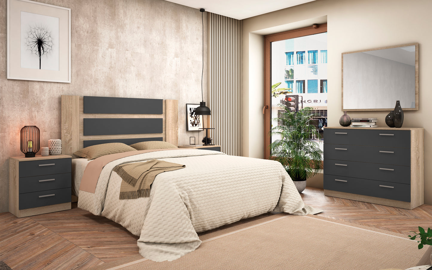 Dormitorio de Matrimonio MONIKA – Ambiente 04