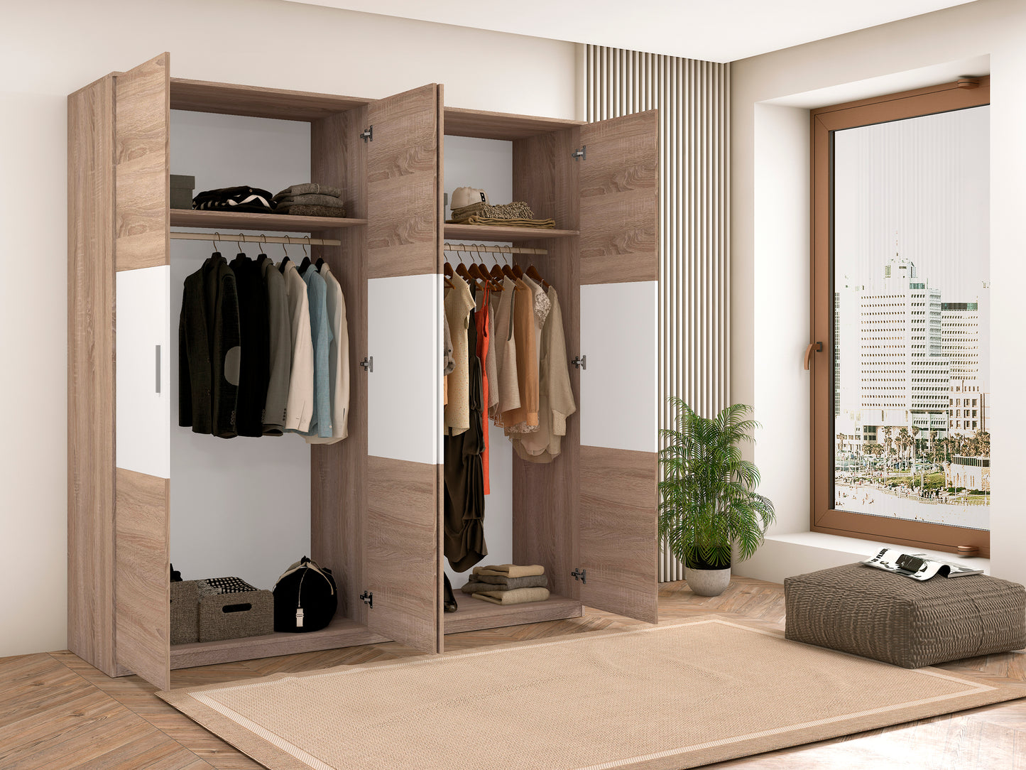 Armario 4 Puertas MONIKA