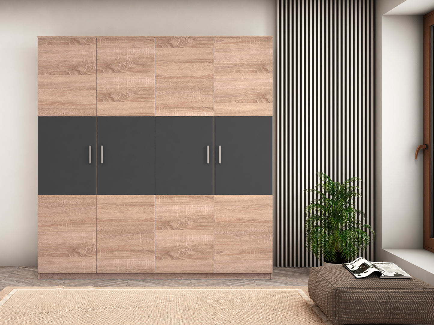 Armario 4 Puertas MONIKA