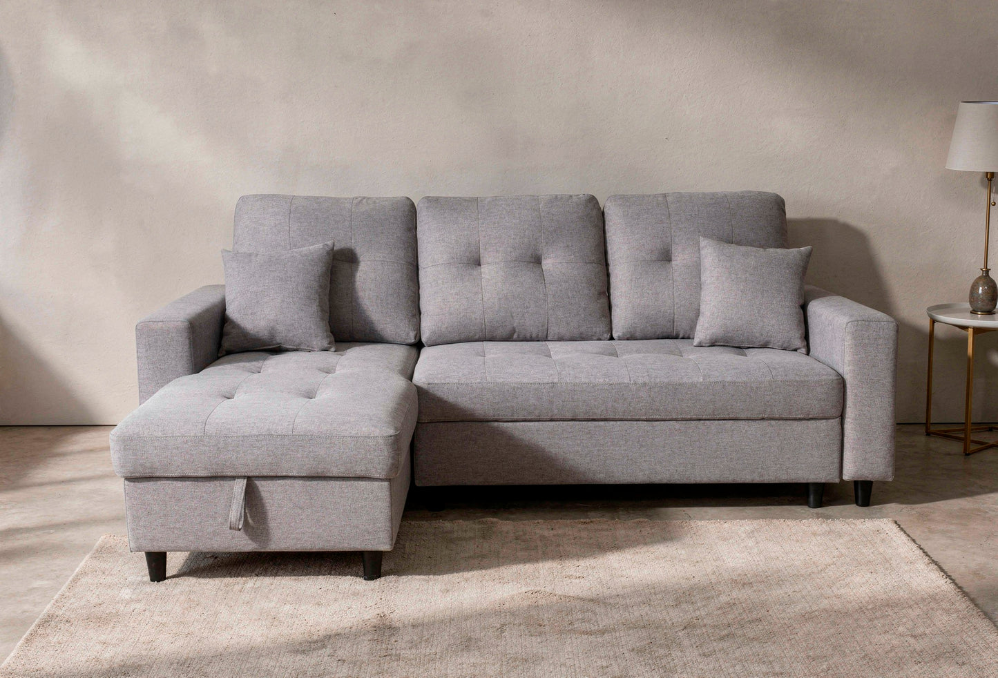 🛋️ CHAISE LONGUE “MODELO NORMAN” – DISEÑO CONTEMPORÁNEO Y CAPITONÉ