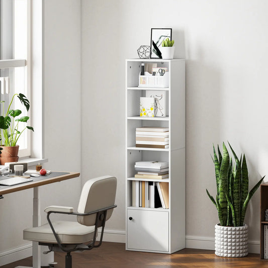 📚 Librería VERTICAL PLUS – 5 Niveles con Puerta