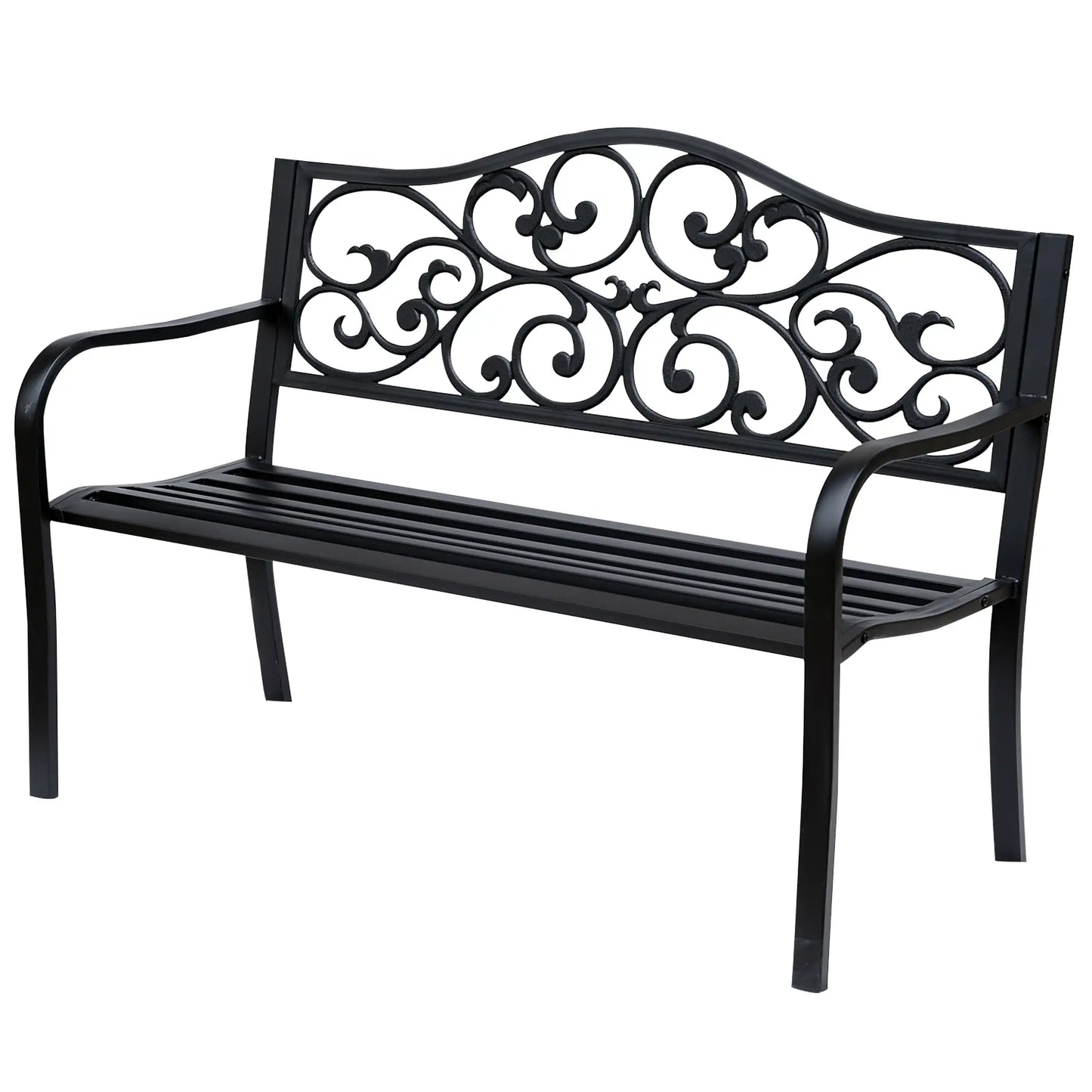 🌿 Banco de Jardín CLASSIC STEEL 2 Plazas