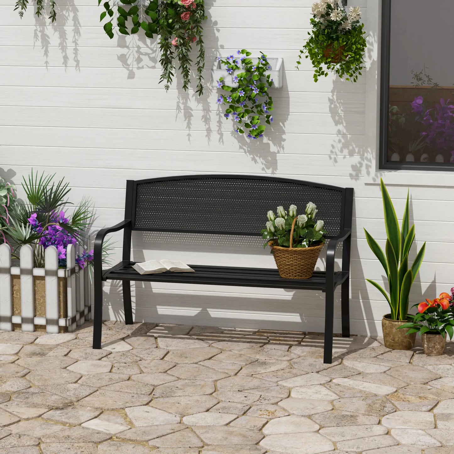 🌿 Banco de Jardín CLASSIC MESH 2 Plazas